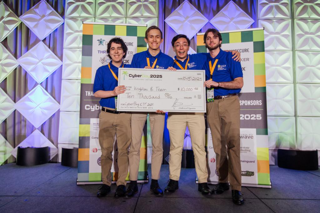 CyberBay 2025 Second Place A photo of the second place winning team.